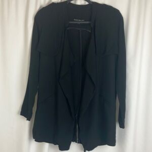 Haute Monde black long sleeve jacket woman’s size small